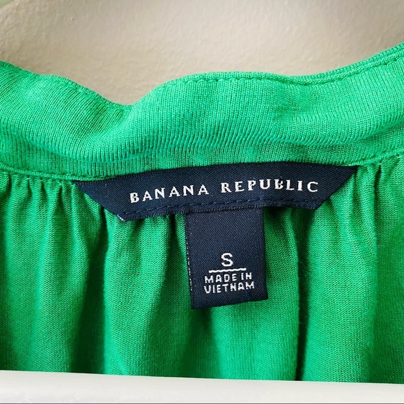 Banana Republic Sleeveless Blouse Green Sz Small - Picture 4 of 8